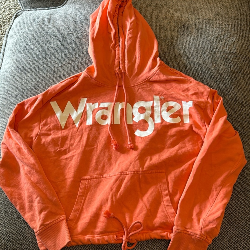 Wrangler cropped hoodie